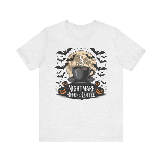 Nightmare Before Coffee Halloween Unisex t-shirts