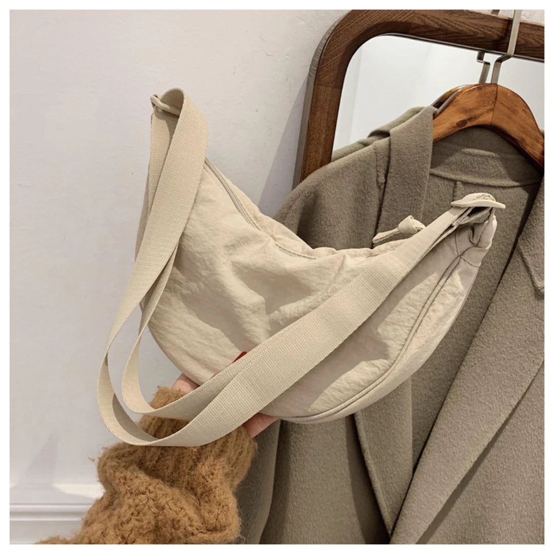 Casual Nylon Crossbody Bag for Women – Large Capacity, Adjustable Strap, Lightweight Tote for Daily Use and Travel 1