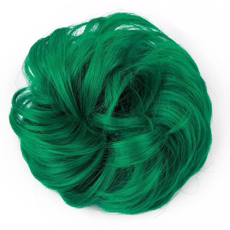 Cleo Women's Ponytail Extensions | Curly Messy Bun Style 18