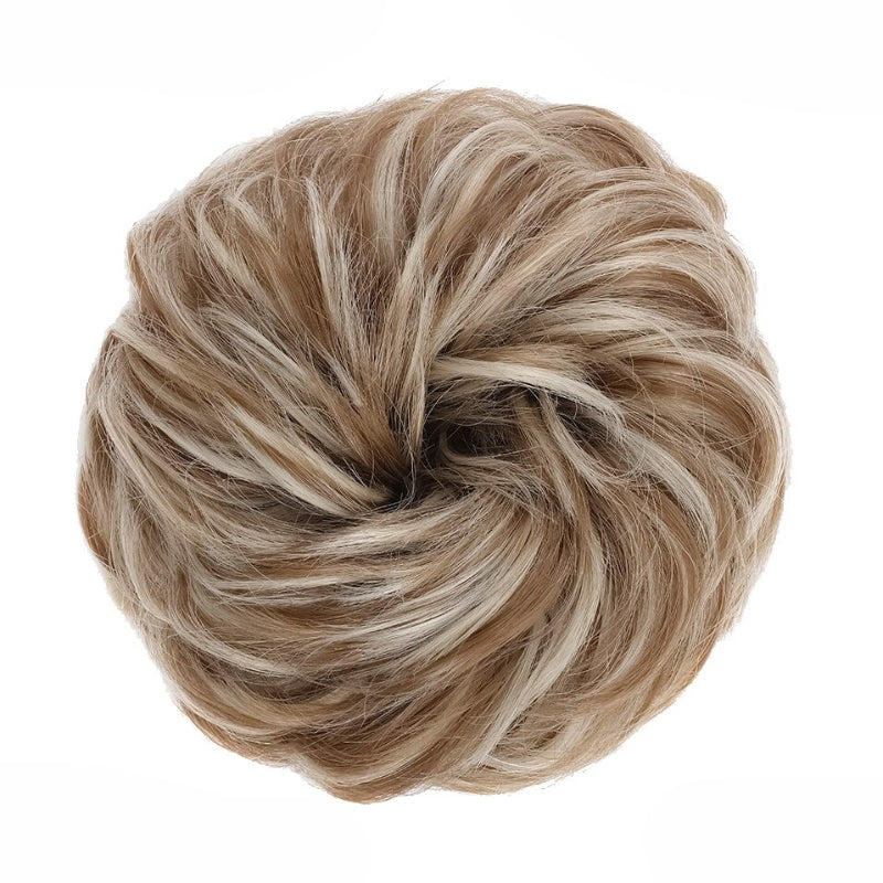 Cleo Women's Ponytail Extensions | Curly Messy Bun Style 31