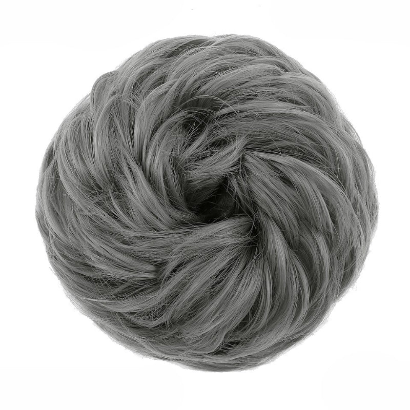 Cleo Women's Ponytail Extensions | Curly Messy Bun Style 40