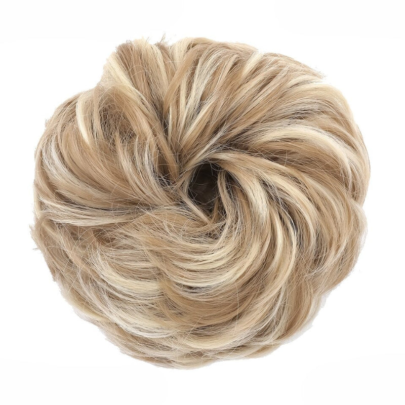 Cleo Women's Ponytail Extensions | Curly Messy Bun Style 42