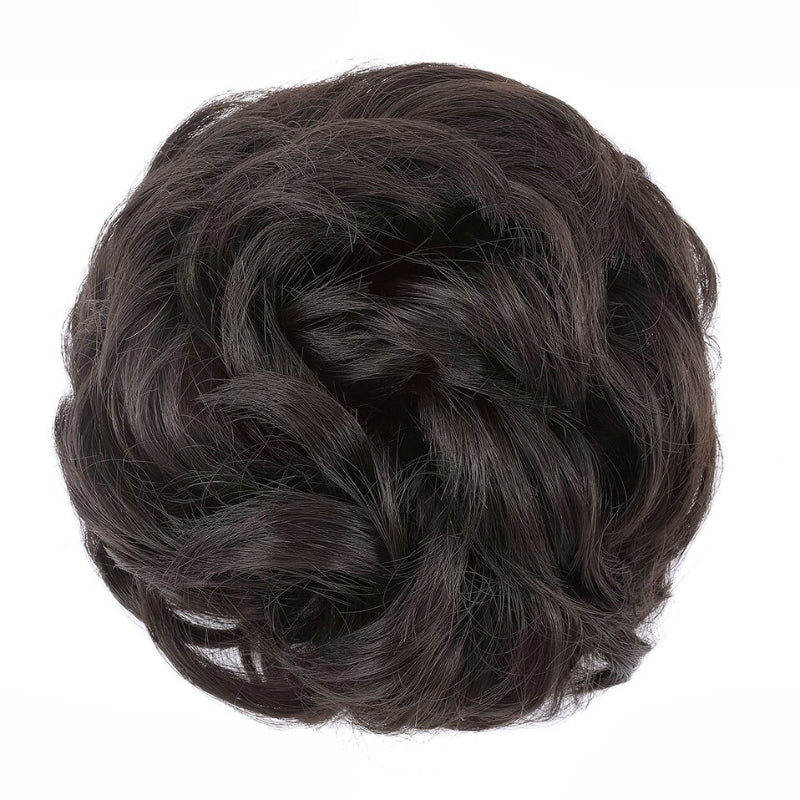 Cleo Women's Ponytail Extensions | Curly Messy Bun Style 59