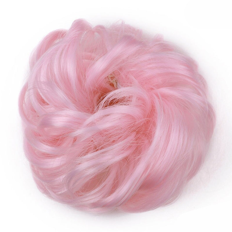 Cleo Women's Ponytail Extensions | Curly Messy Bun Style 64