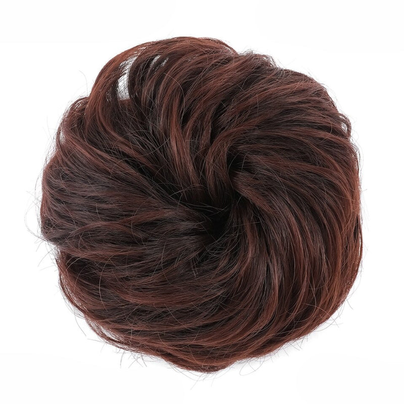 Cleo Women's Ponytail Extensions | Curly Messy Bun Style 71