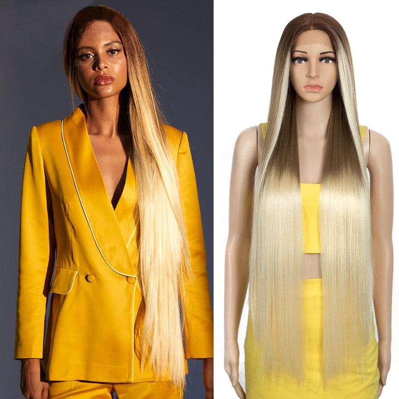 Elysia Women's Wig | Soft High-Temperature Fiber, 96cm Length 6