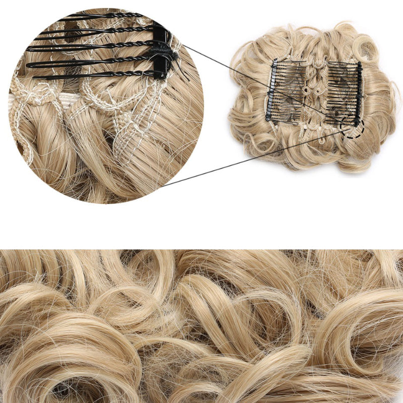 Evelyn Women's Hair Bun Extension | High-Temperature Fiber 5