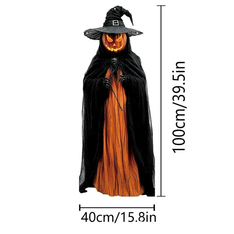 Evil Pumpkin Man Halloween Decoration | 2D Hanging Outdoor/Indoor Cloth 6