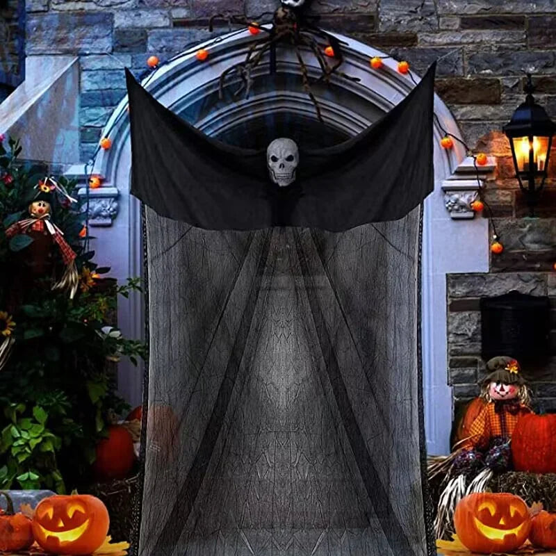 Gory Ghost Halloween Decorations | Sound & Light Effects, Indoor & Outdoor Use 5