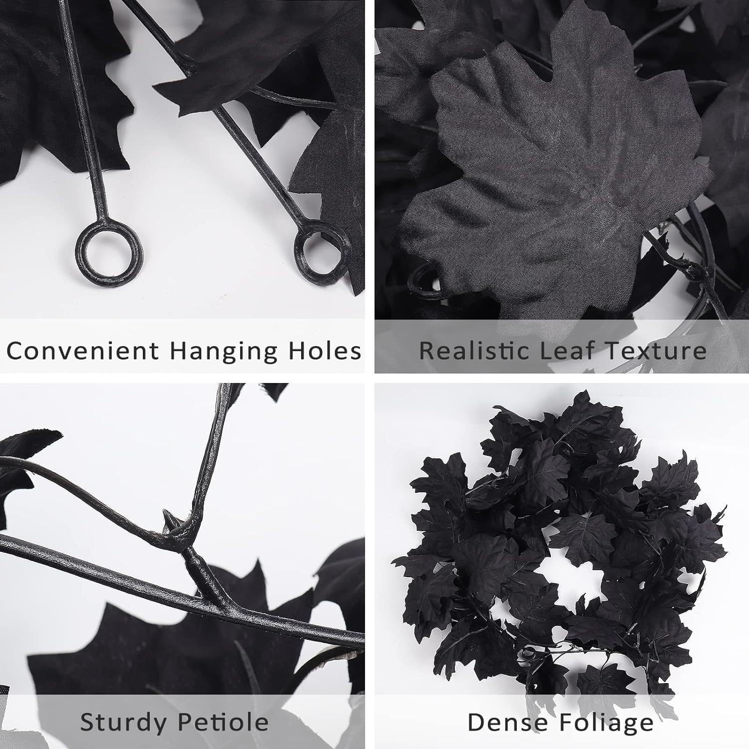 Haven Decorative Canes | High-Quality Silk Maple Leaves for Autumn Decor 4