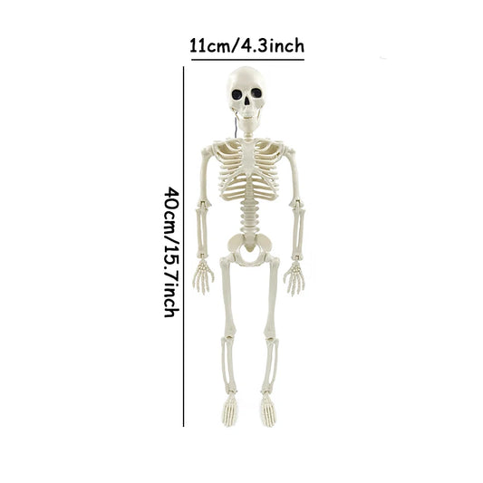 Holly Halloween Skeleton Decoration | Realistic Humanoid Model for Indoor and Outdoor Use 1