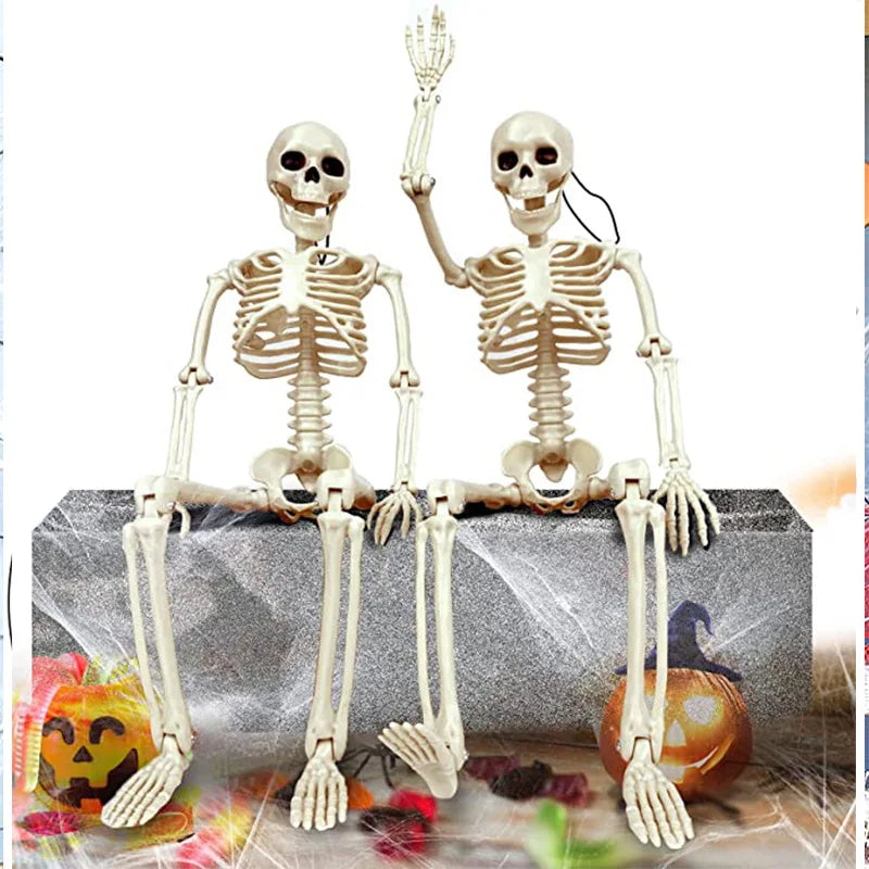 Holly Halloween Skeleton Decoration | Realistic Humanoid Model for Indoor and Outdoor Use 2