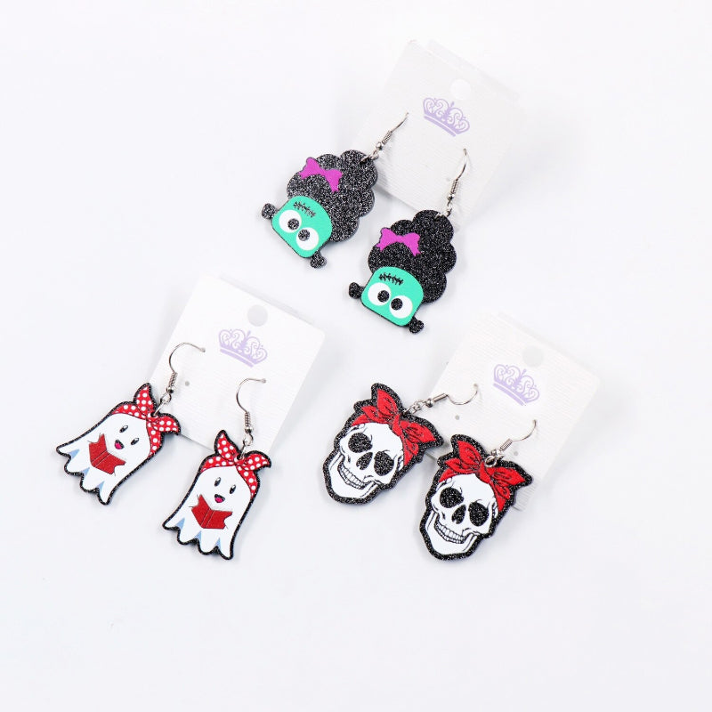 Holly Women's Dangle Earrings | Lightweight Acrylic and Stainless Steel 2