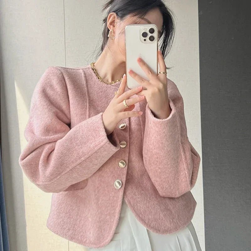 Joleena Women's Black Blazer | Structured Design, Elegant Fit 3