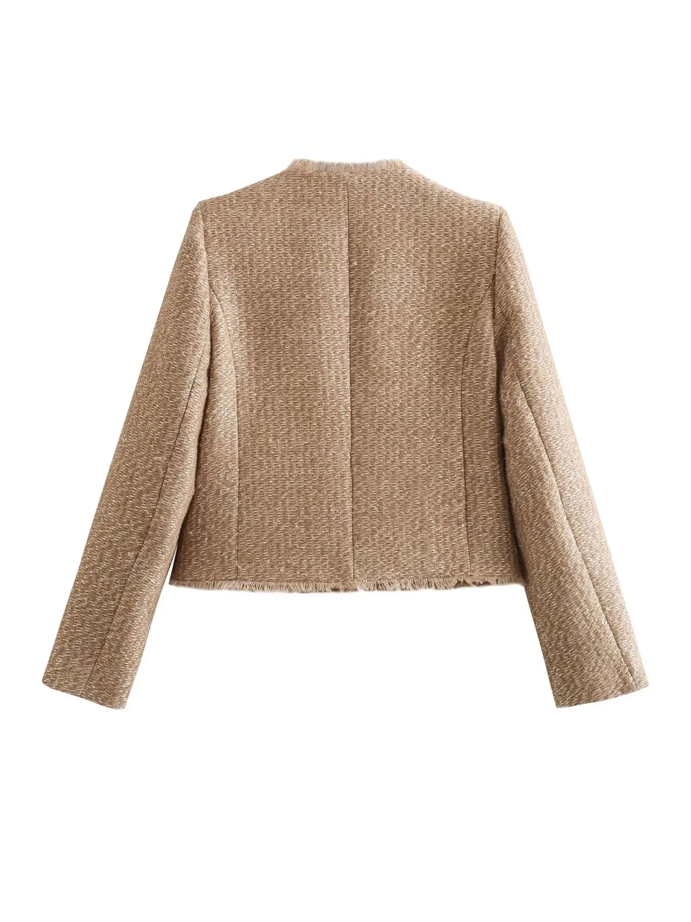 Melinda Women's Blazer | Structured Tweed, Vintage Chic 2