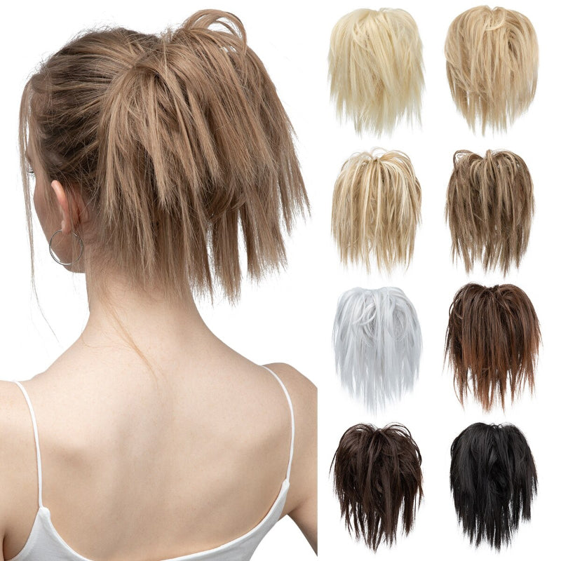 Misty Women's Hair Extensions | High-Temperature Fiber Bun 1