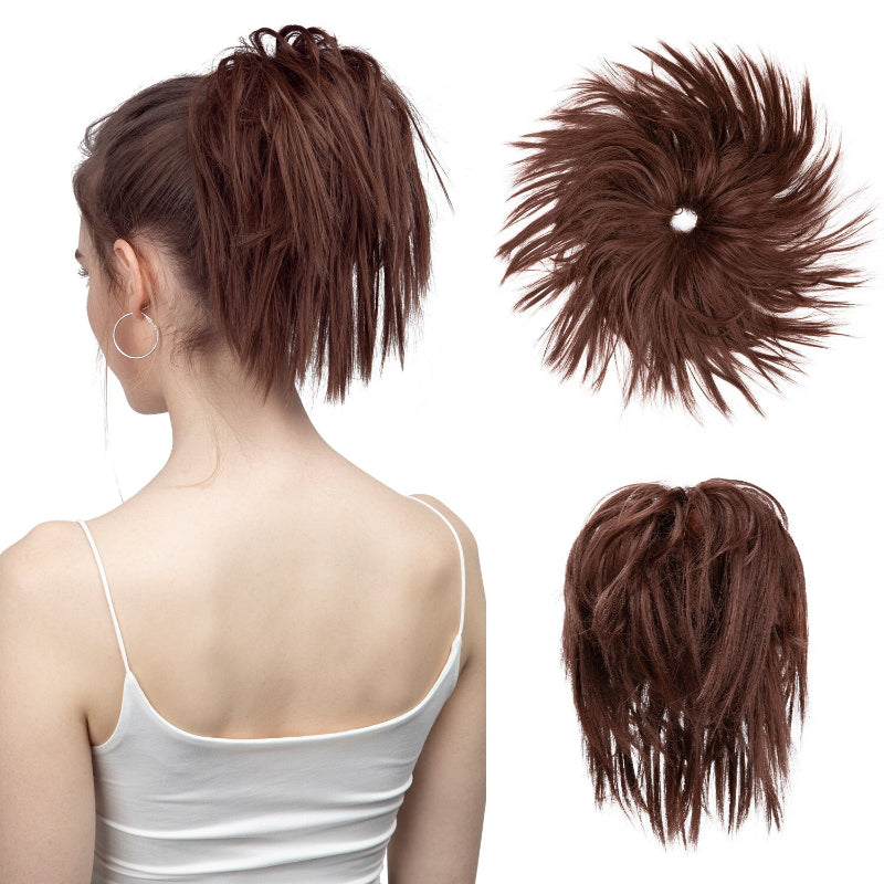 Misty Women's Hair Extensions | High-Temperature Fiber Bun 18