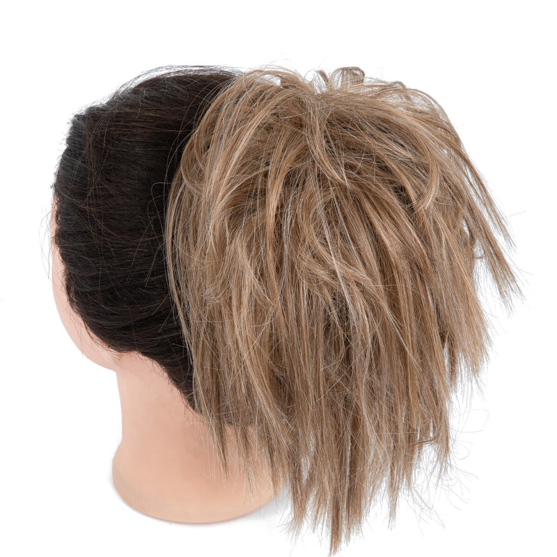Misty Women's Hair Extensions | High-Temperature Fiber Bun 8