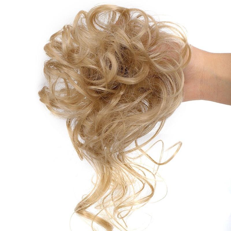 Misty Women's Hair Scrunchie | High-Temperature Fiber, Effortless Bun 11