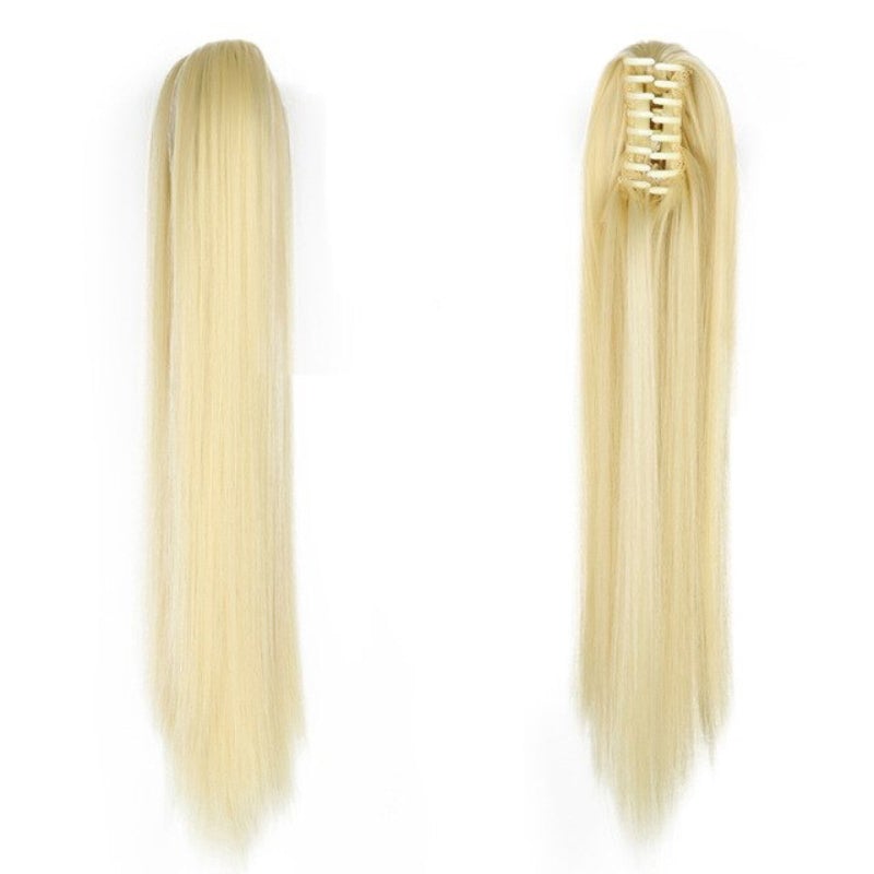 Rita Women's Claw Clip-in Ponytail Extension | High-Temperature Fiber, Versatile Style 10