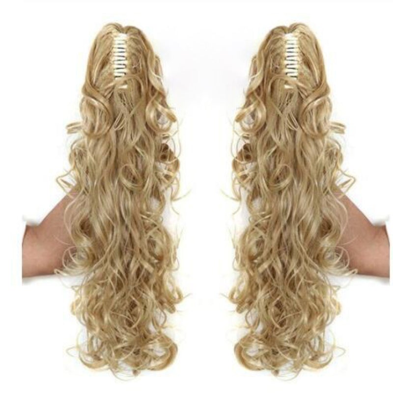 Rita Women's Claw Clip-in Ponytail Extension | High-Temperature Fiber, Versatile Style 29