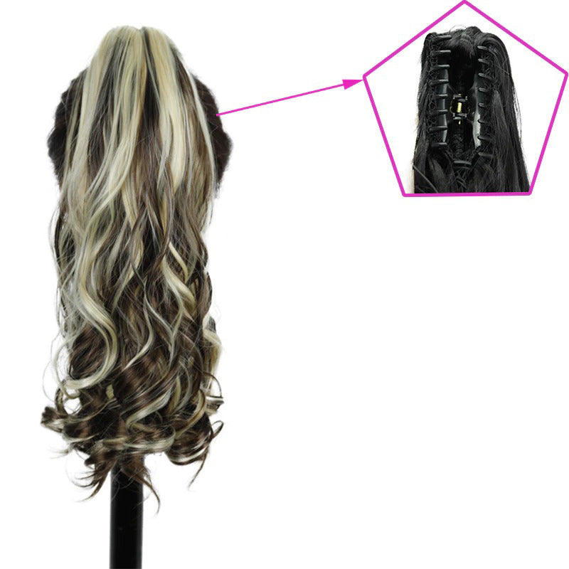 Rita Women's Claw Clip-in Ponytail Extension | High-Temperature Fiber, Versatile Style 9