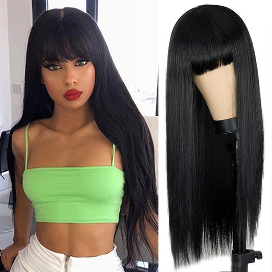 Tina Women's Wig Collection | Versatile Styles with Bangs 1