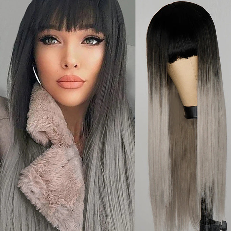 Tina Women's Wig Collection | Versatile Styles with Bangs 49