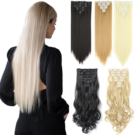 Ula Women's Clip-In Hair Extensions | Extra Long & Heat-Resistant 1