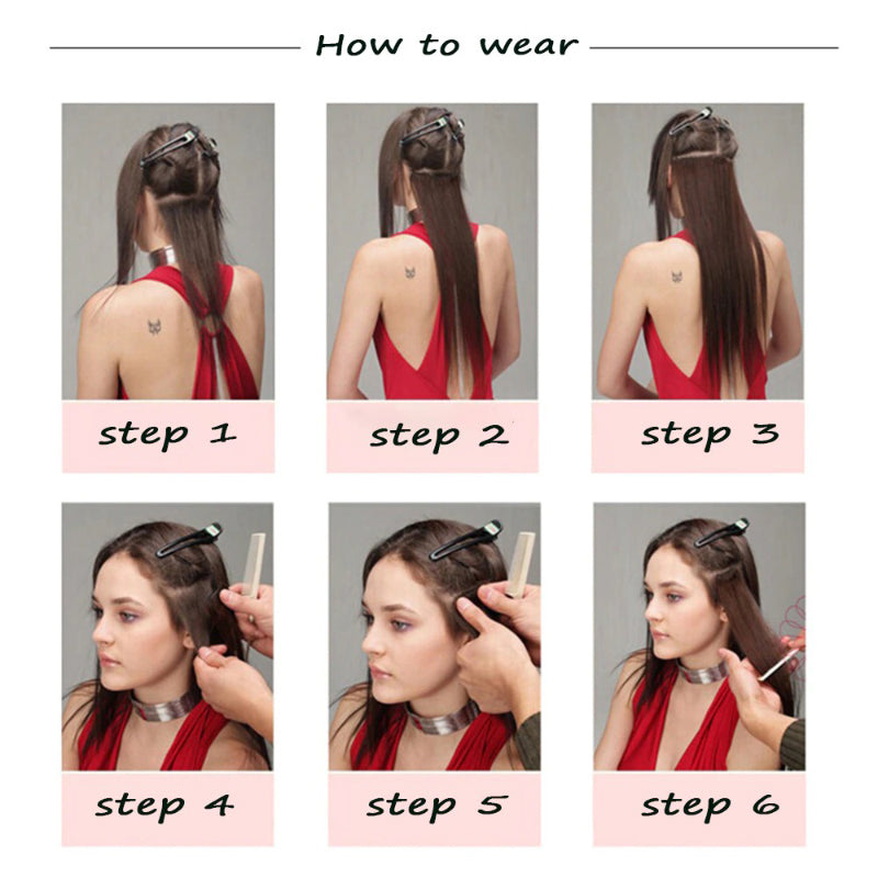 Ula Women's Clip-In Hair Extensions | Extra Long & Heat-Resistant 6