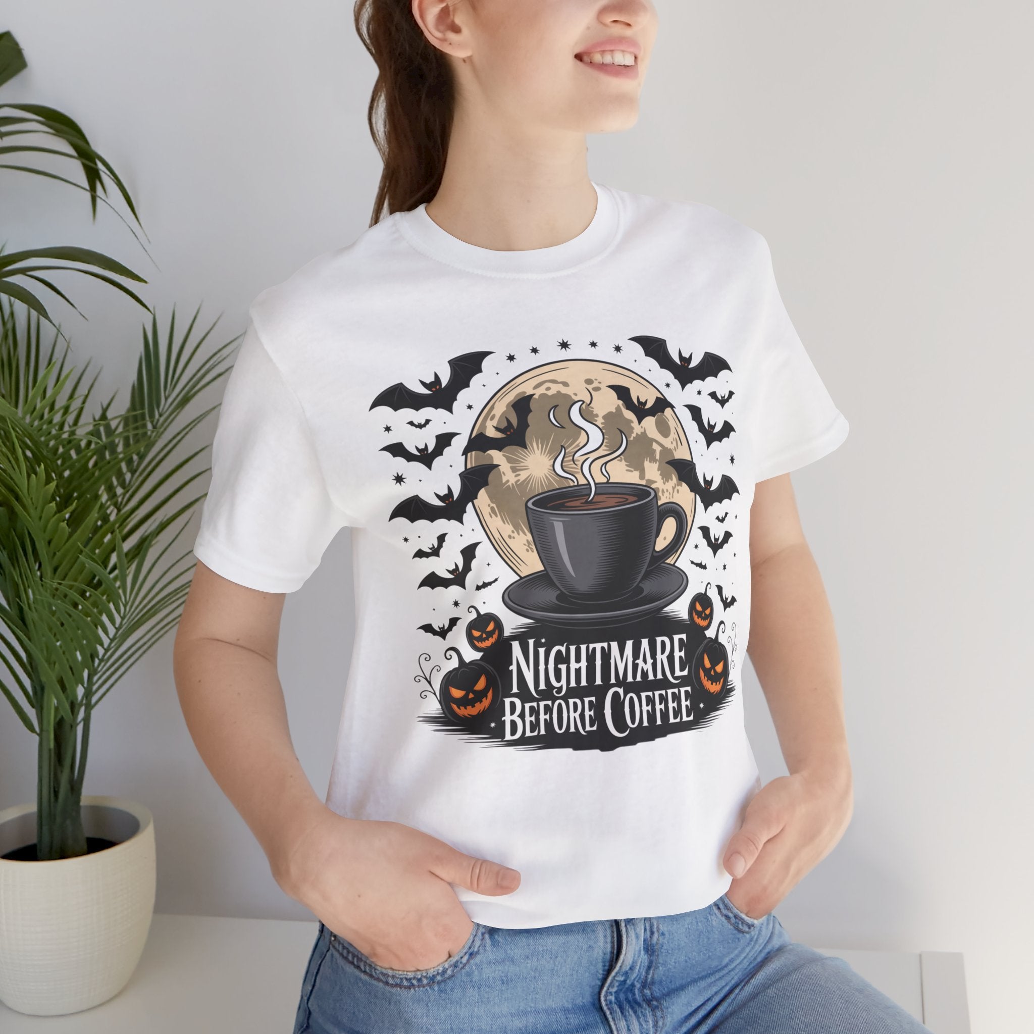 Nightmare Before Coffee Halloween Unisex t-shirts