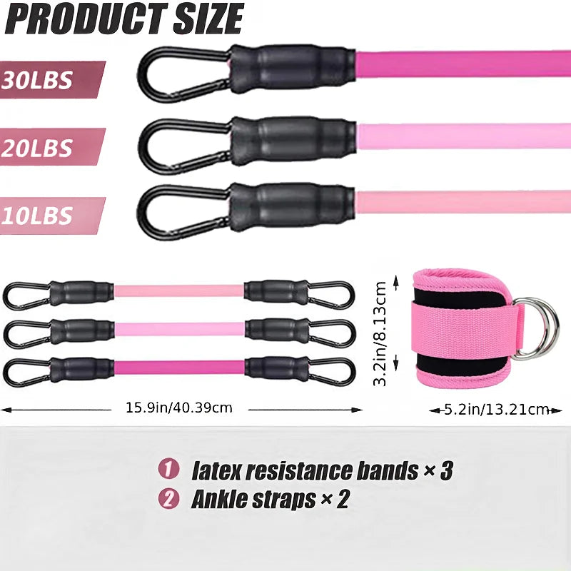Aero Unisex Resistance Bands Set | Durable Elastic for Fitness 1