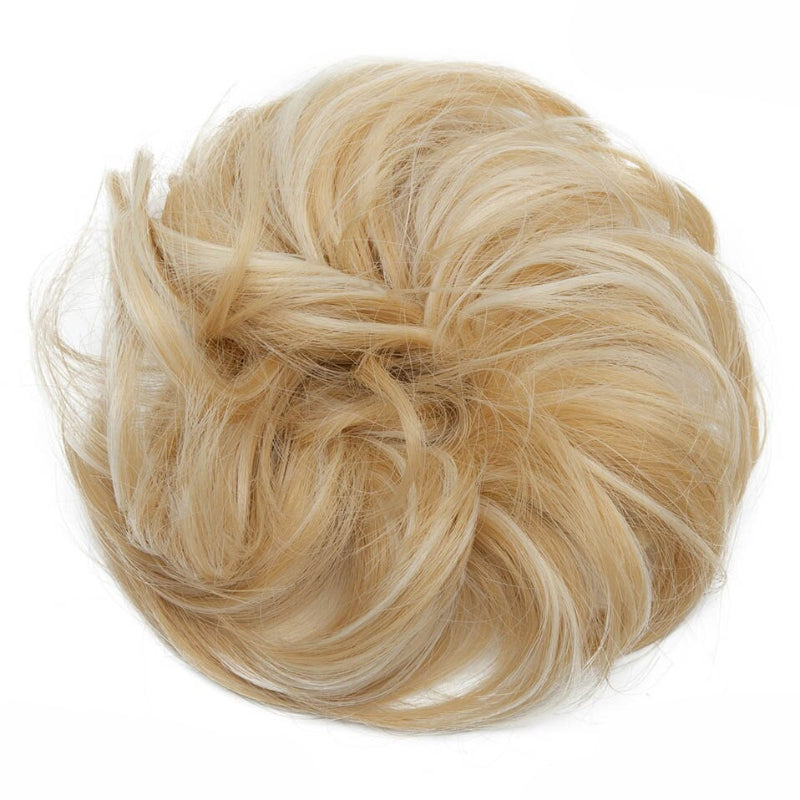 Cleo Women's Ponytail Extensions | Curly Messy Bun Style 17