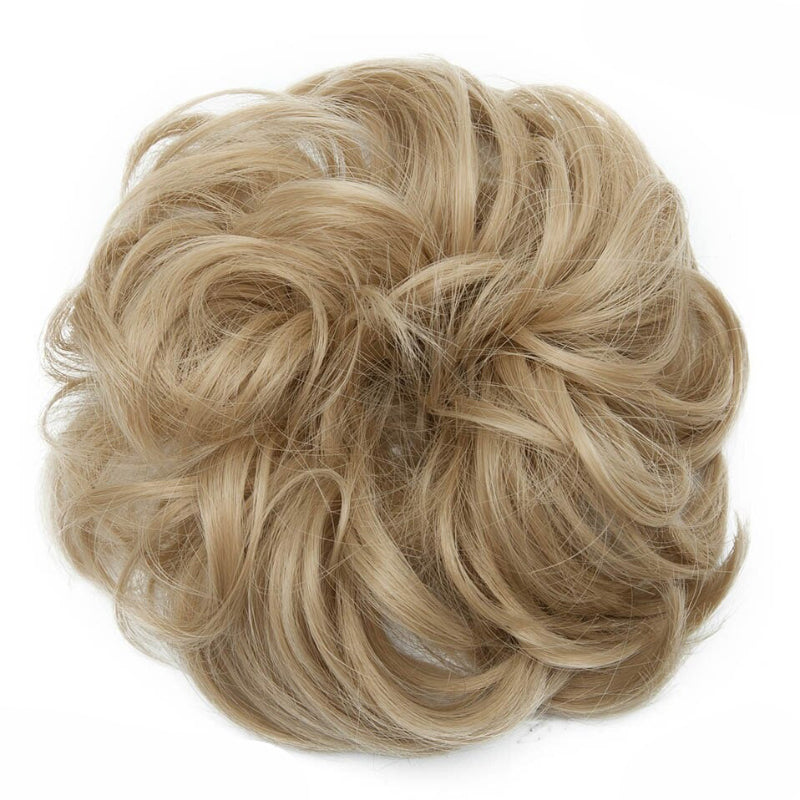 Cleo Women's Ponytail Extensions | Curly Messy Bun Style 37