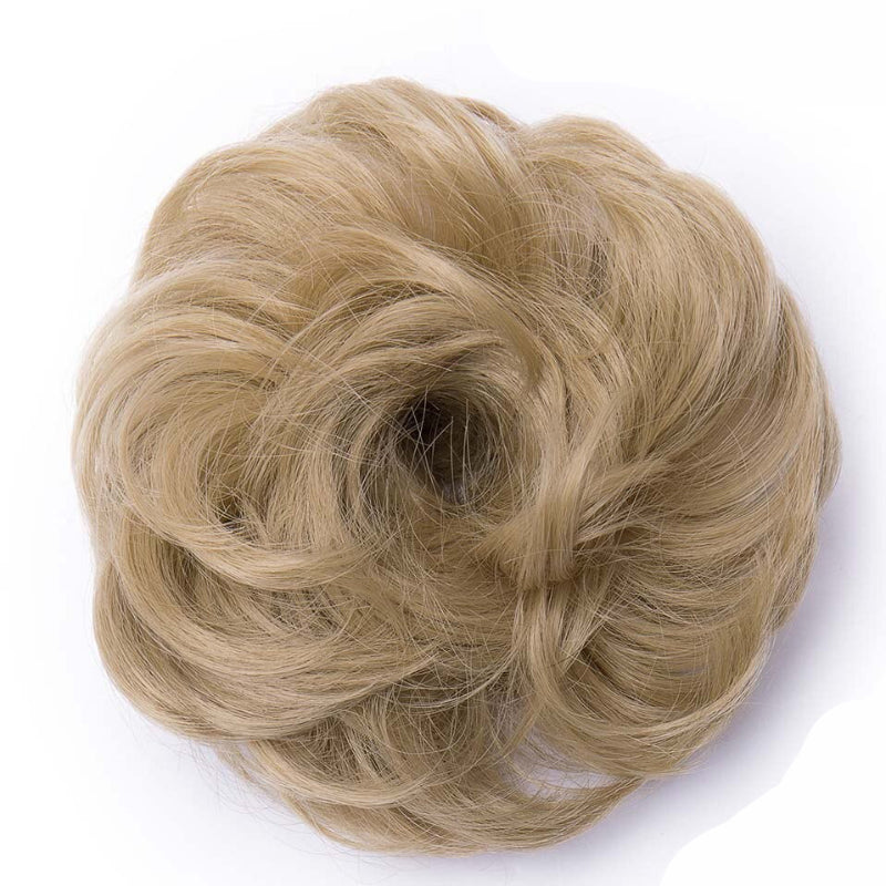 Cleo Women's Ponytail Extensions | Curly Messy Bun Style 49