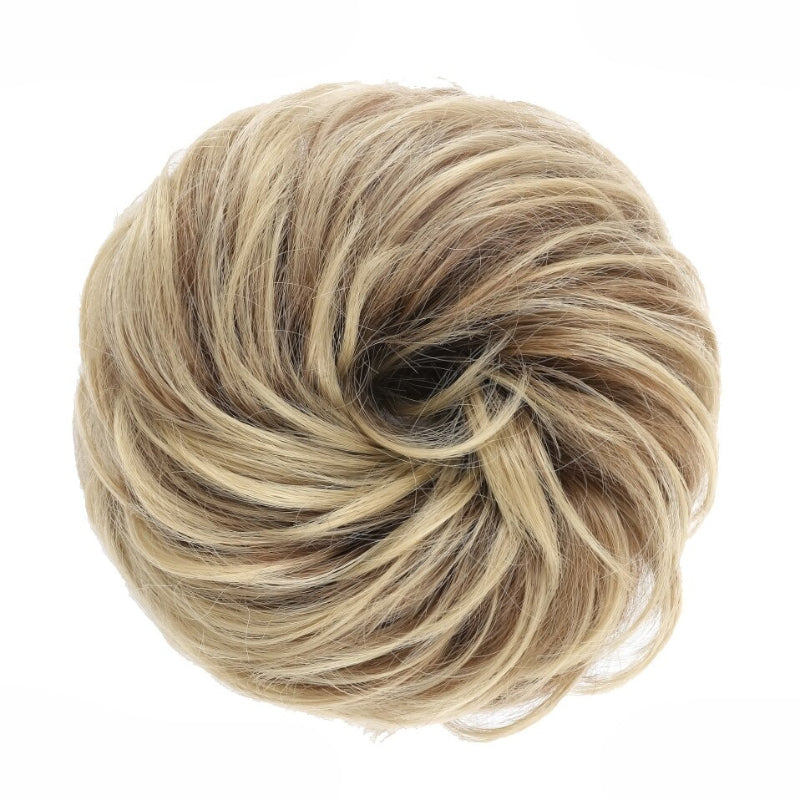 Cleo Women's Ponytail Extensions | Curly Messy Bun Style 53