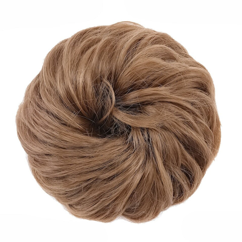 Cleo Women's Ponytail Extensions | Curly Messy Bun Style 75
