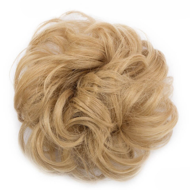 Cleo Women's Ponytail Extensions | Curly Messy Bun Style 82