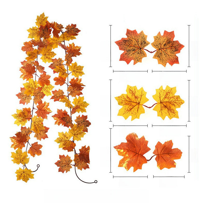 Haven Decorative Canes | High-Quality Silk Maple Leaves for Autumn Decor 17