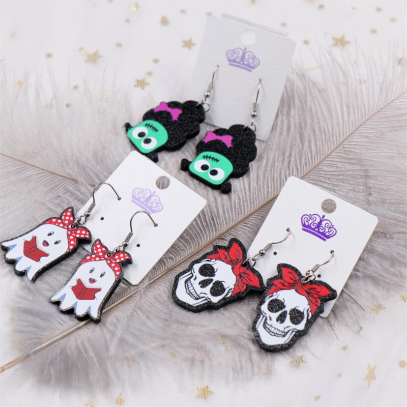 Holly Women's Dangle Earrings | Lightweight Acrylic and Stainless Steel 1