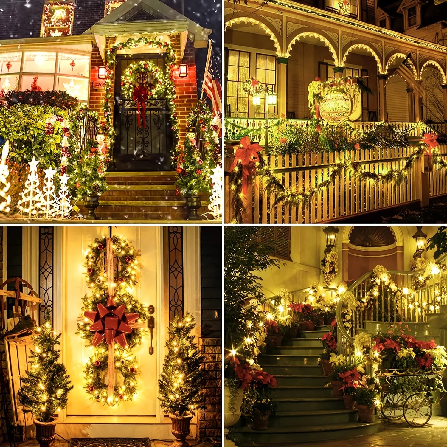 Luna Outdoor Solar Fairy Lights | Waterproof, 50-300 LEDs for Garden and Christmas Decor 1