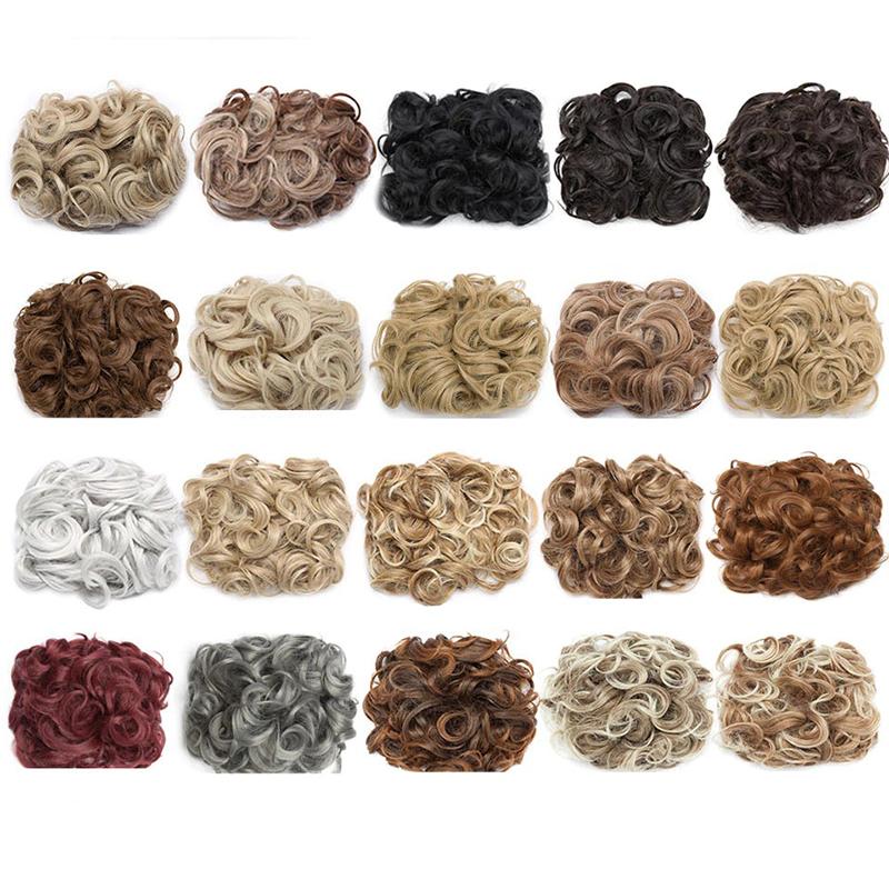 Luna Women's Hair Extensions | High-Temperature Fiber Bun 4