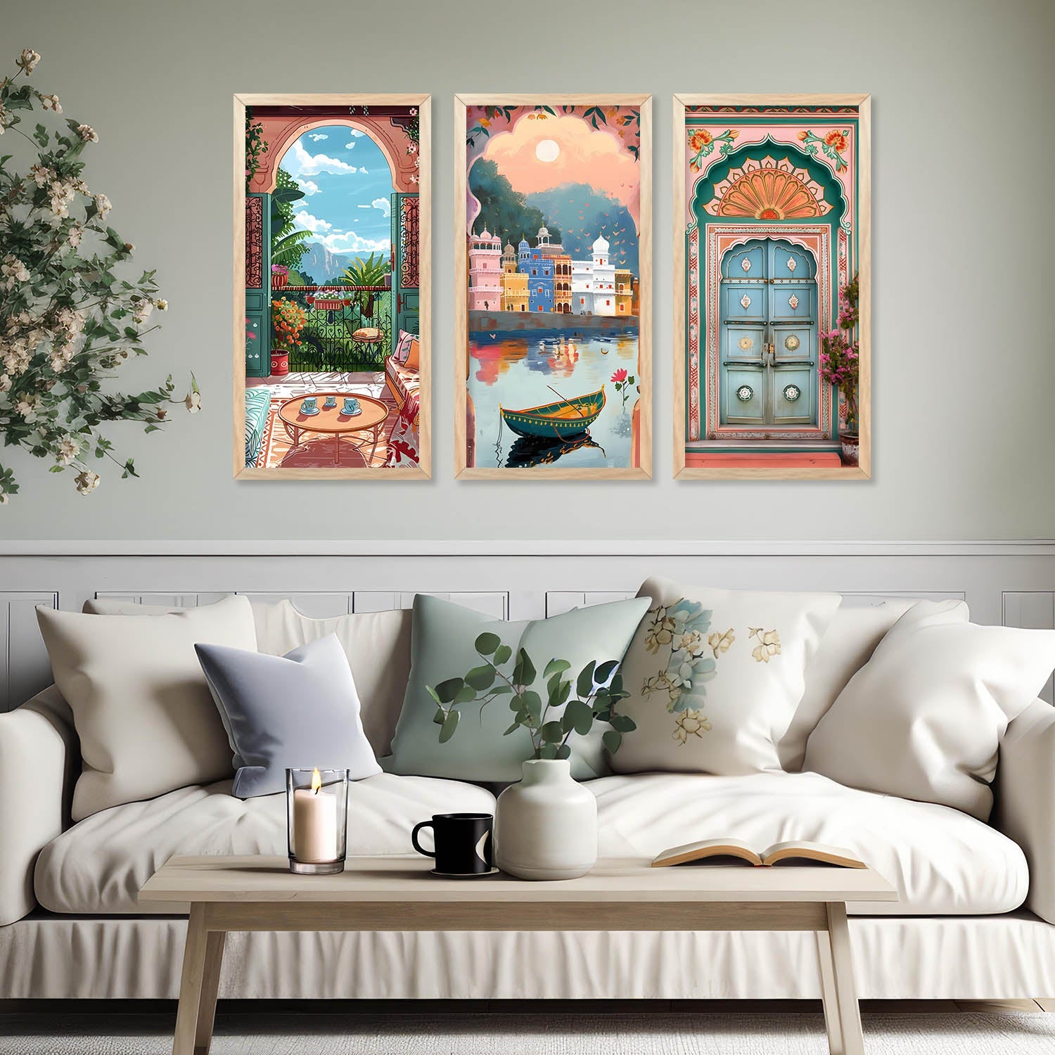 Mira Framed Wall Art | Modern Art Masterpieces, Abstract Design 3