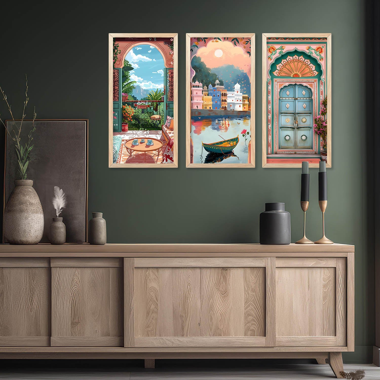 Mira Framed Wall Art | Modern Art Masterpieces, Abstract Design 4