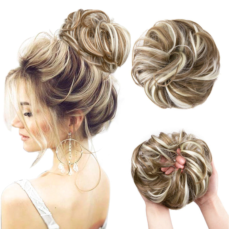 Misty Women's Hair Bun Extensions | High-Temperature Fiber, Effortless Volume 26