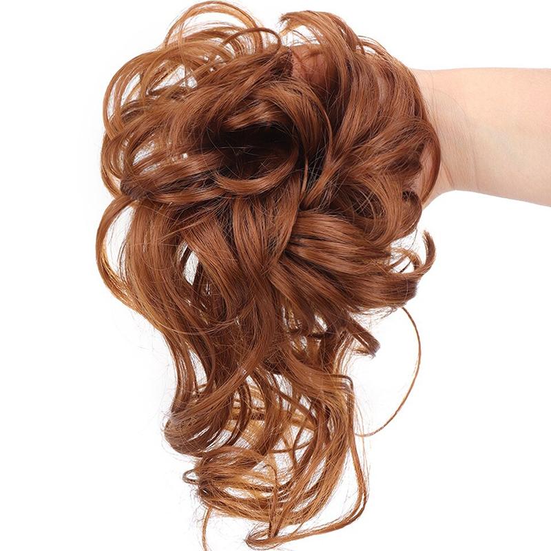 Misty Women's Hair Scrunchie | High-Temperature Fiber, Effortless Bun 14