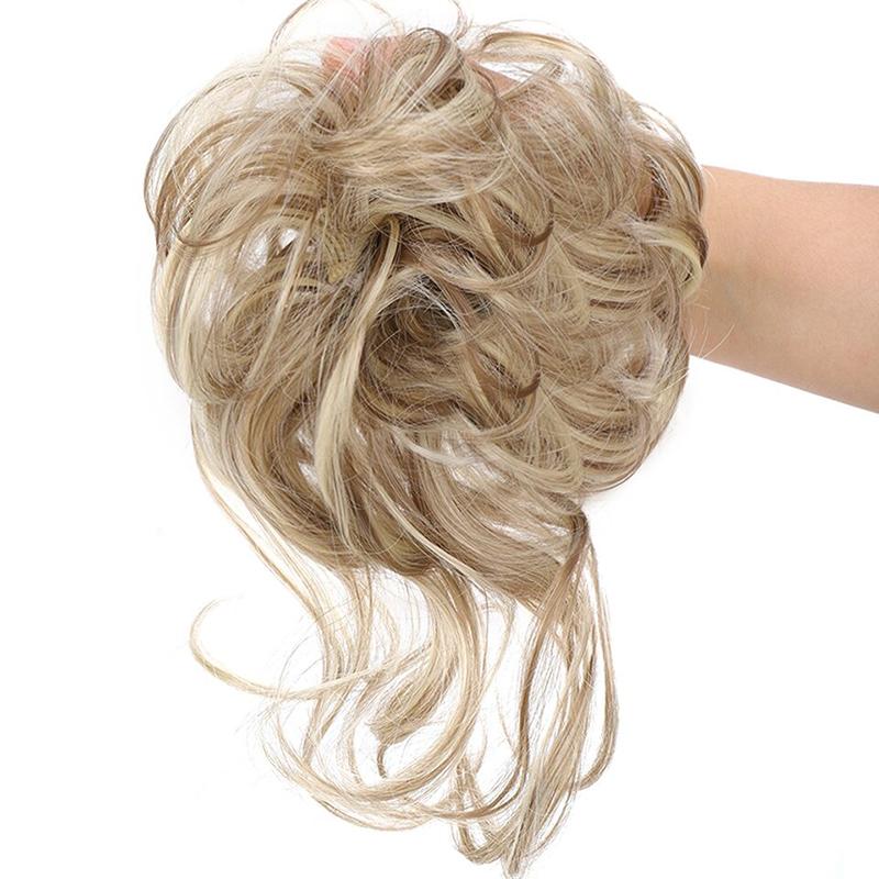 Misty Women's Hair Scrunchie | High-Temperature Fiber, Effortless Bun 17