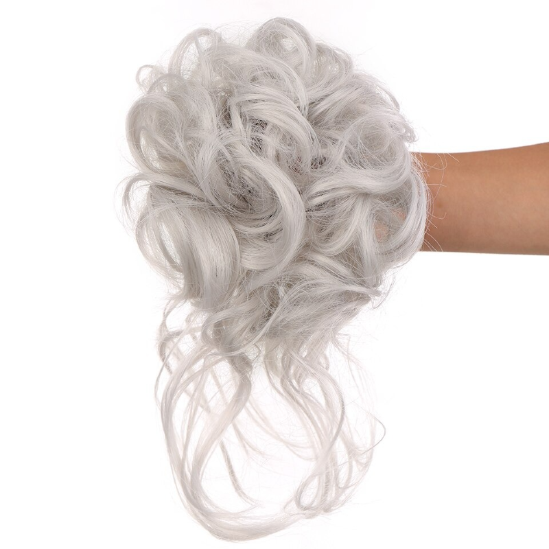 Misty Women's Hair Scrunchie | High-Temperature Fiber, Effortless Bun 22