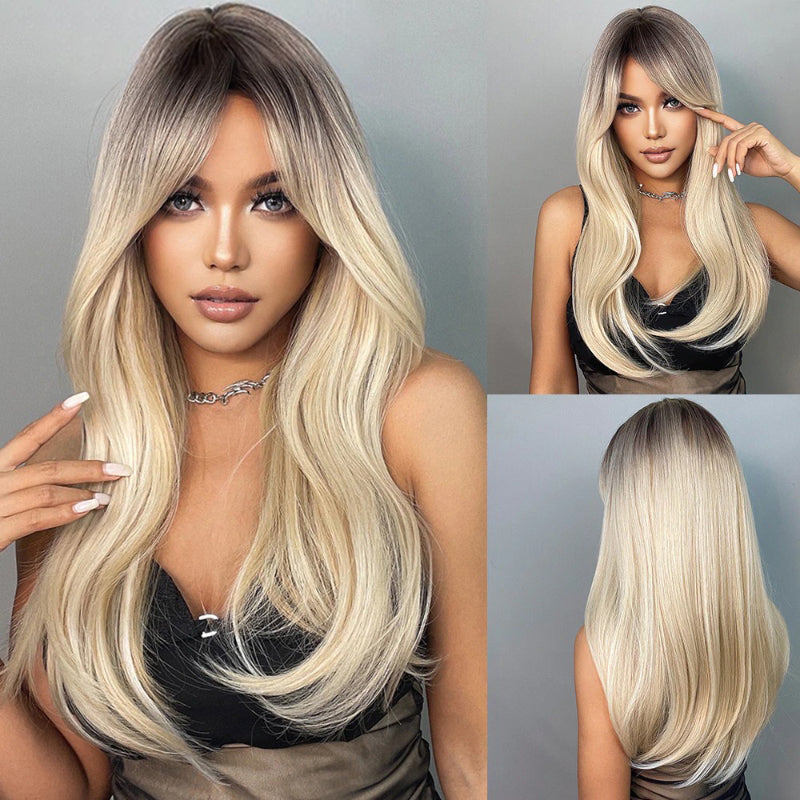 Poppy Women's Party Wig | Heat-Resistant Synthetic, Ombre Style 15