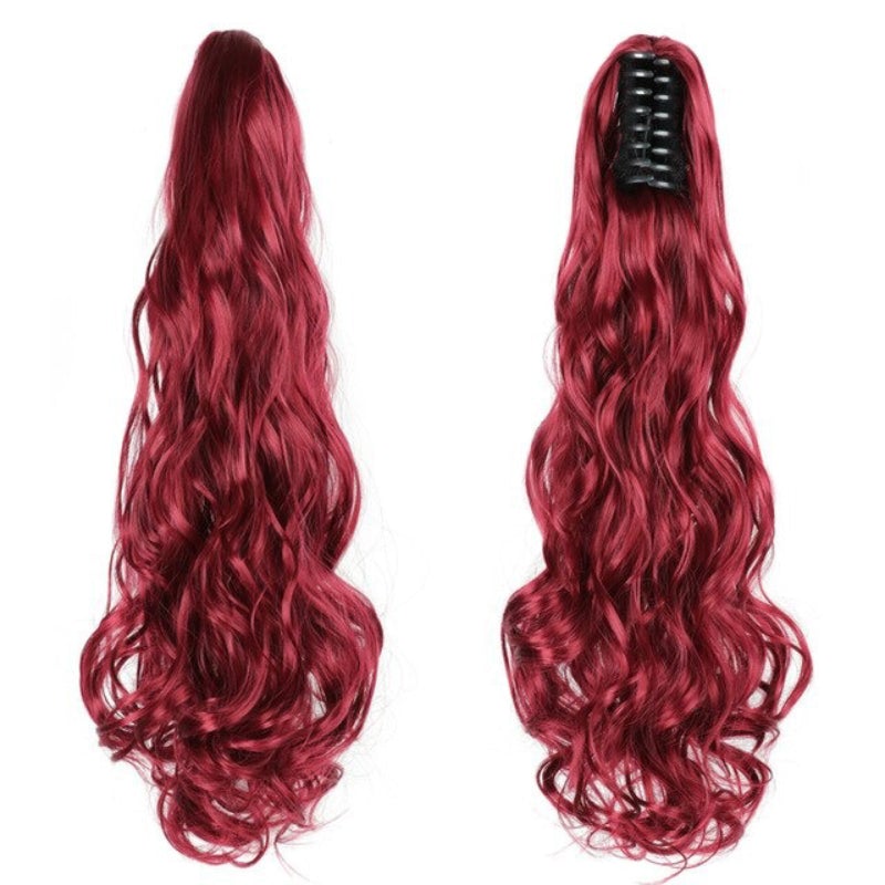 Rita Women's Claw Clip-in Ponytail Extension | High-Temperature Fiber, Versatile Style 34